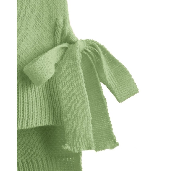 Turtle Neck Knot Side Sweater Vest - Picture 3 of 7